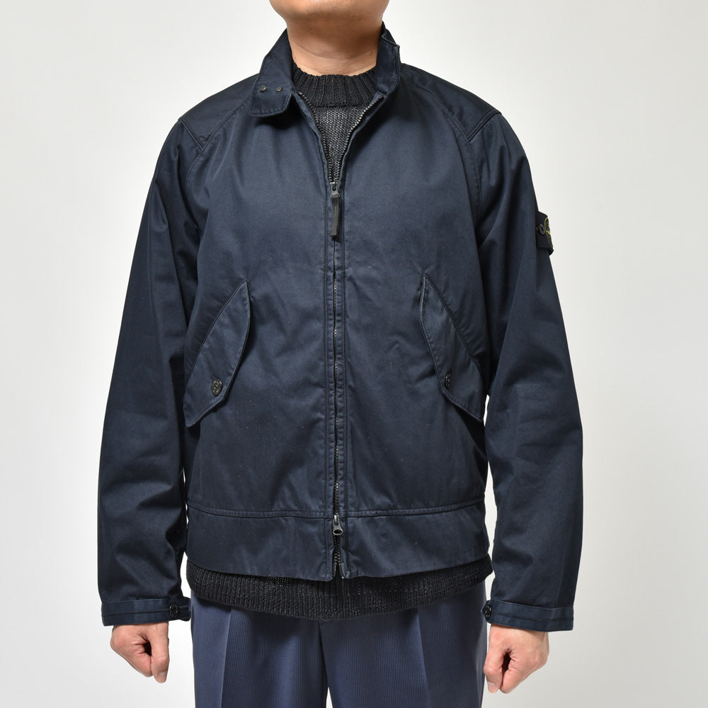 STONE ISLAND(ストーンアイランド) ガーメントダイコットンスタンドカラーブルゾン 80-154-37-34