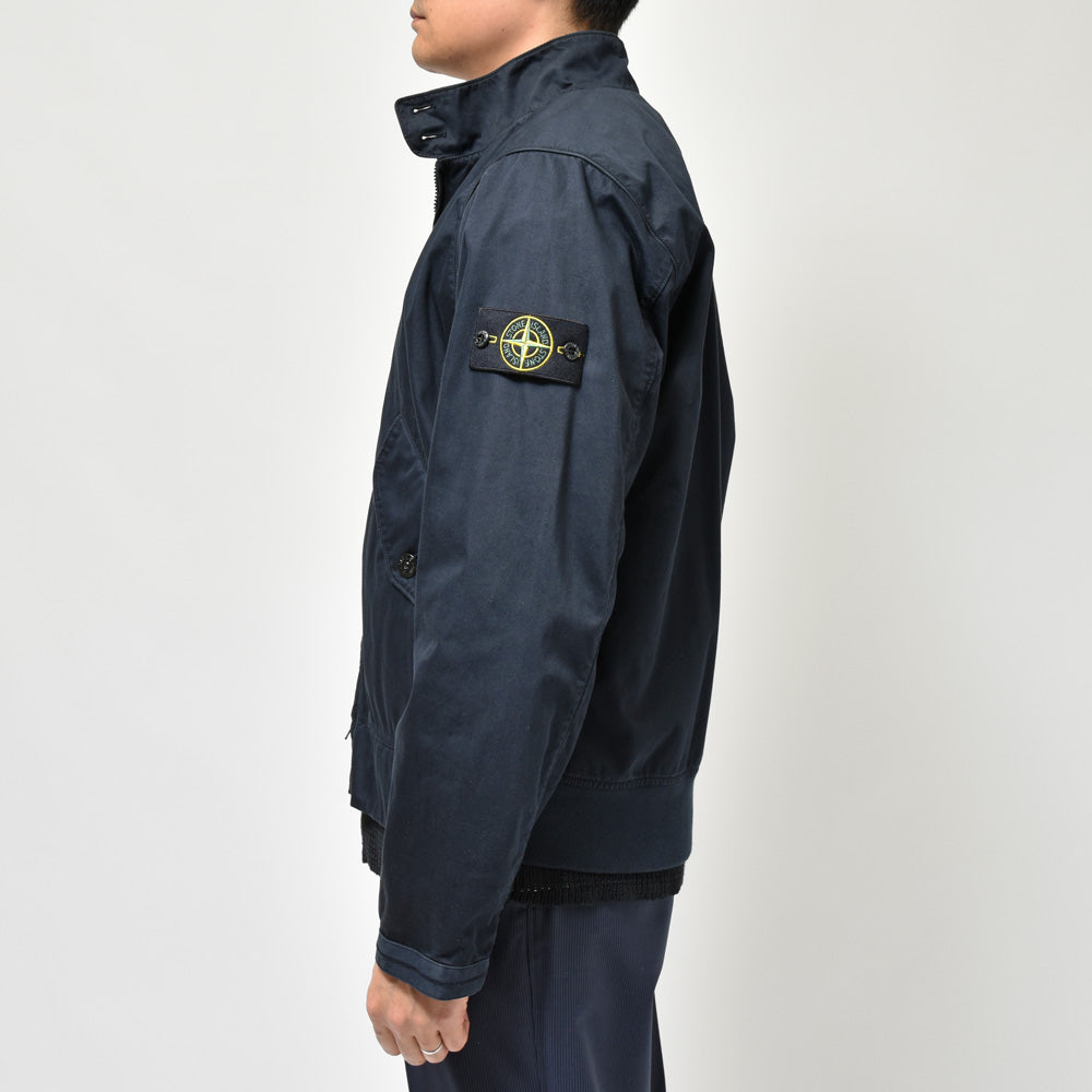 STONE ISLAND(ストーンアイランド) ガーメントダイコットンスタンドカラーブルゾン 80-154-37-34
