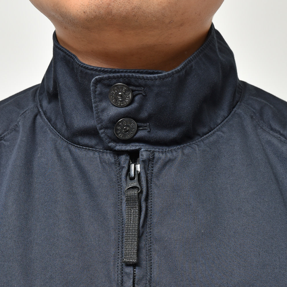 STONE ISLAND(ストーンアイランド) ガーメントダイコットンスタンドカラーブルゾン 80-154-37-34
