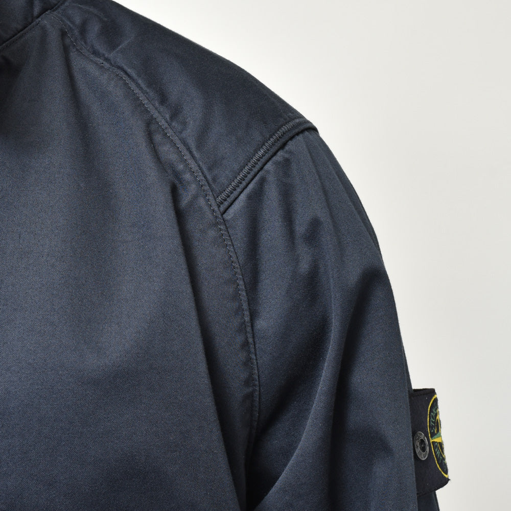 STONE ISLAND(ストーンアイランド) ガーメントダイコットンスタンドカラーブルゾン 80-154-37-34