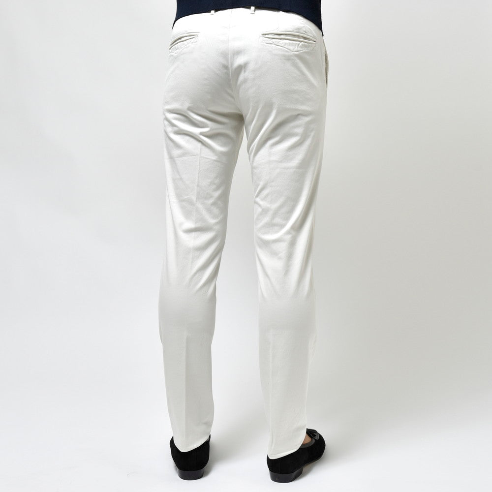 INCOTEX SLACKS(インコテックス スラックス) SLIM FIT ガーメントダイオーガニックコットンストレッチギャバジンテーパードパンツ 17S100-9664A