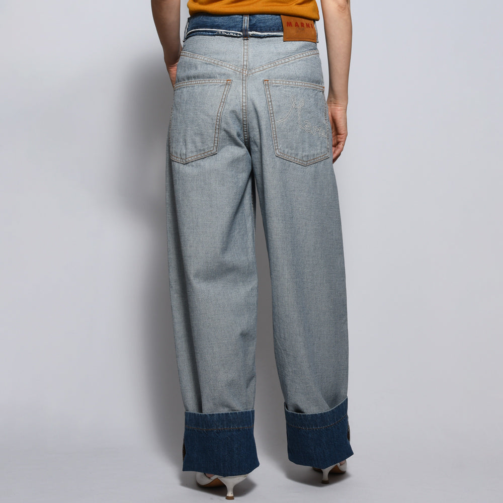 MARNI(マルニ)<BR>PAJD0474SQ/USCV93 インサイドアウト キャロットジーンズ