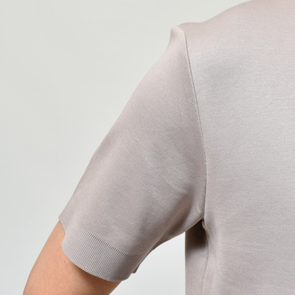 HERNO(ヘルノ) ジャージニットエフェクトS/Sクルーネックカットソー JG000206U-52059