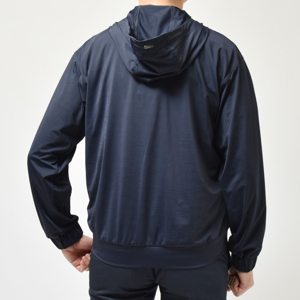 HERNO(ヘルノ) ストレッチナイロンジャージジップフーディー JC000038U-12588S