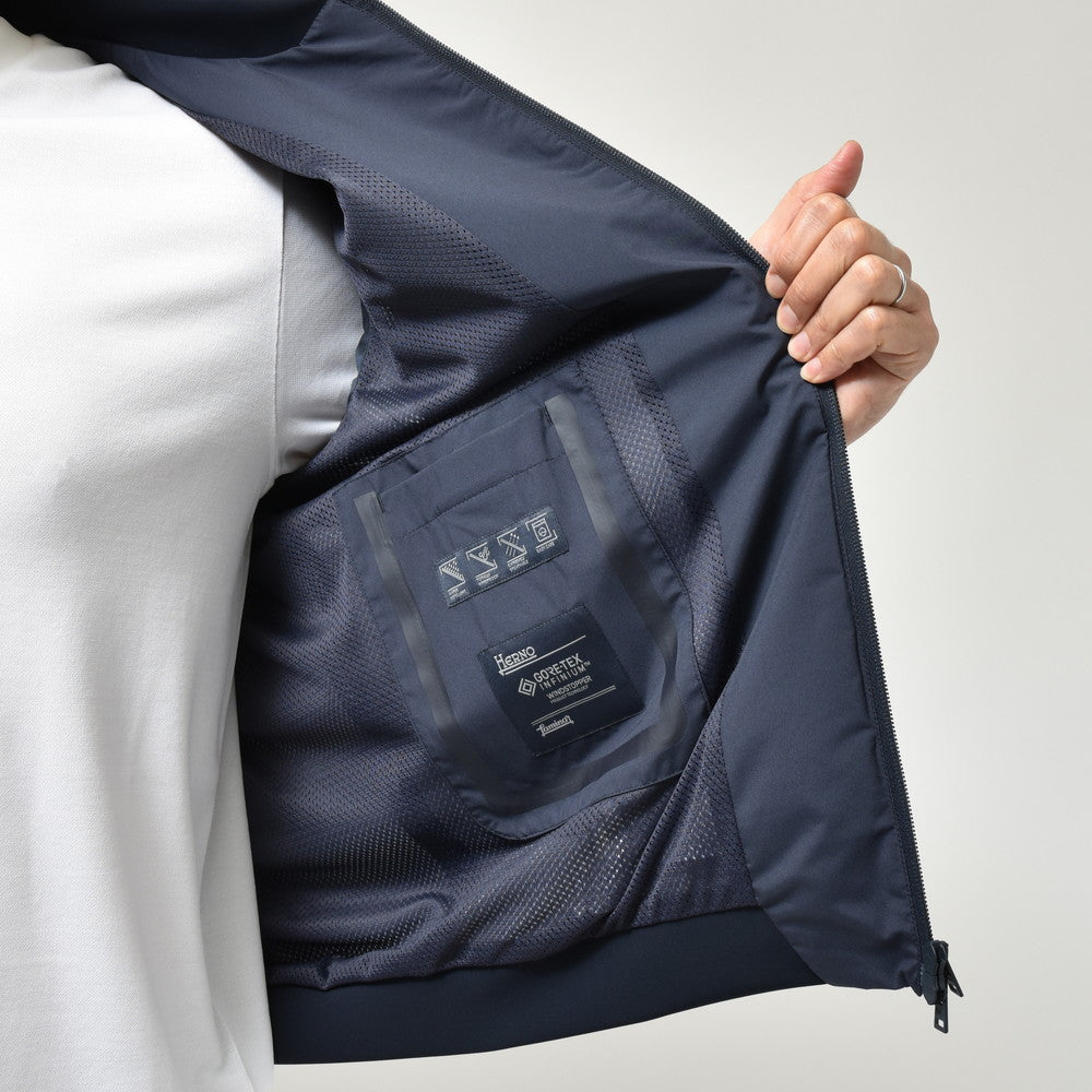 HERNO(ヘルノ) Laminarラミナー 2レイヤーゴアテックスボマーブルゾン GI00091UL-11106
