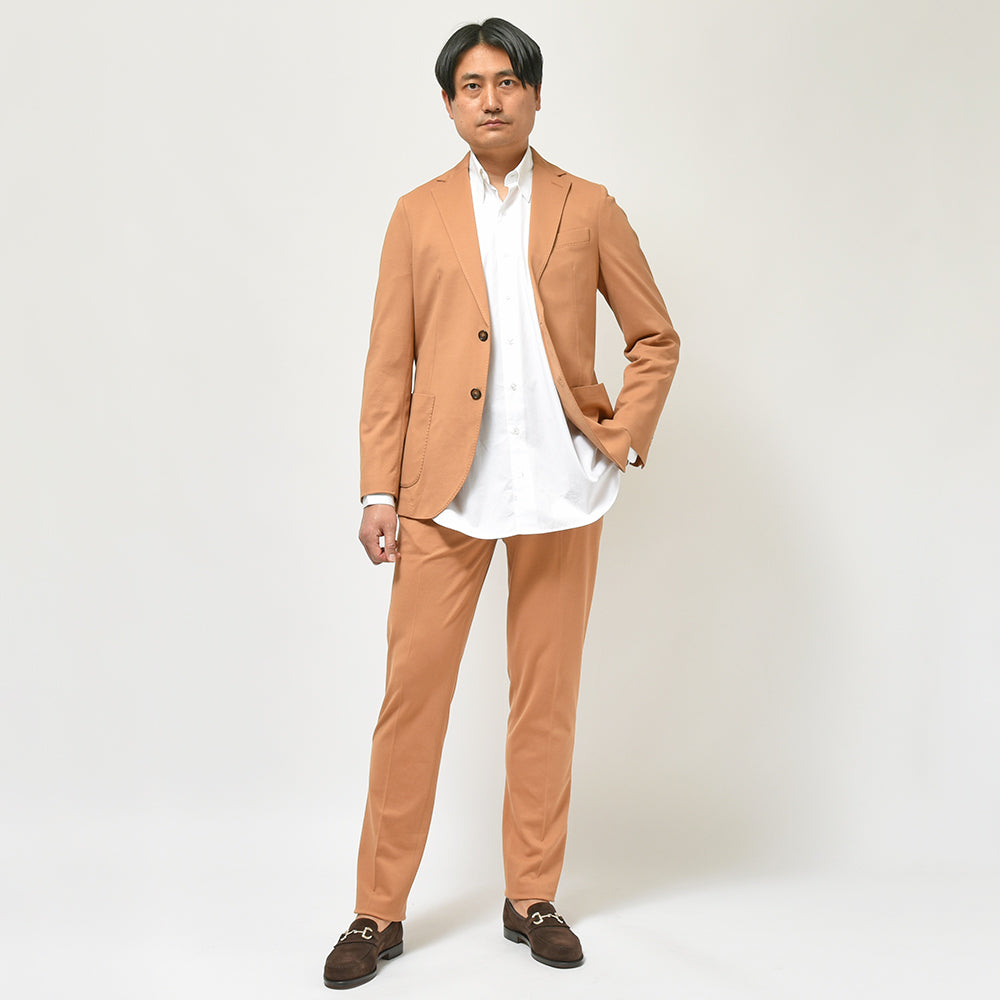 CIRCOLO 1901 チルコロ1901 コットン ストレッチ プレミアムピケ 鹿の子ジャージー セットアップ対応 ノープリーツ パンツ