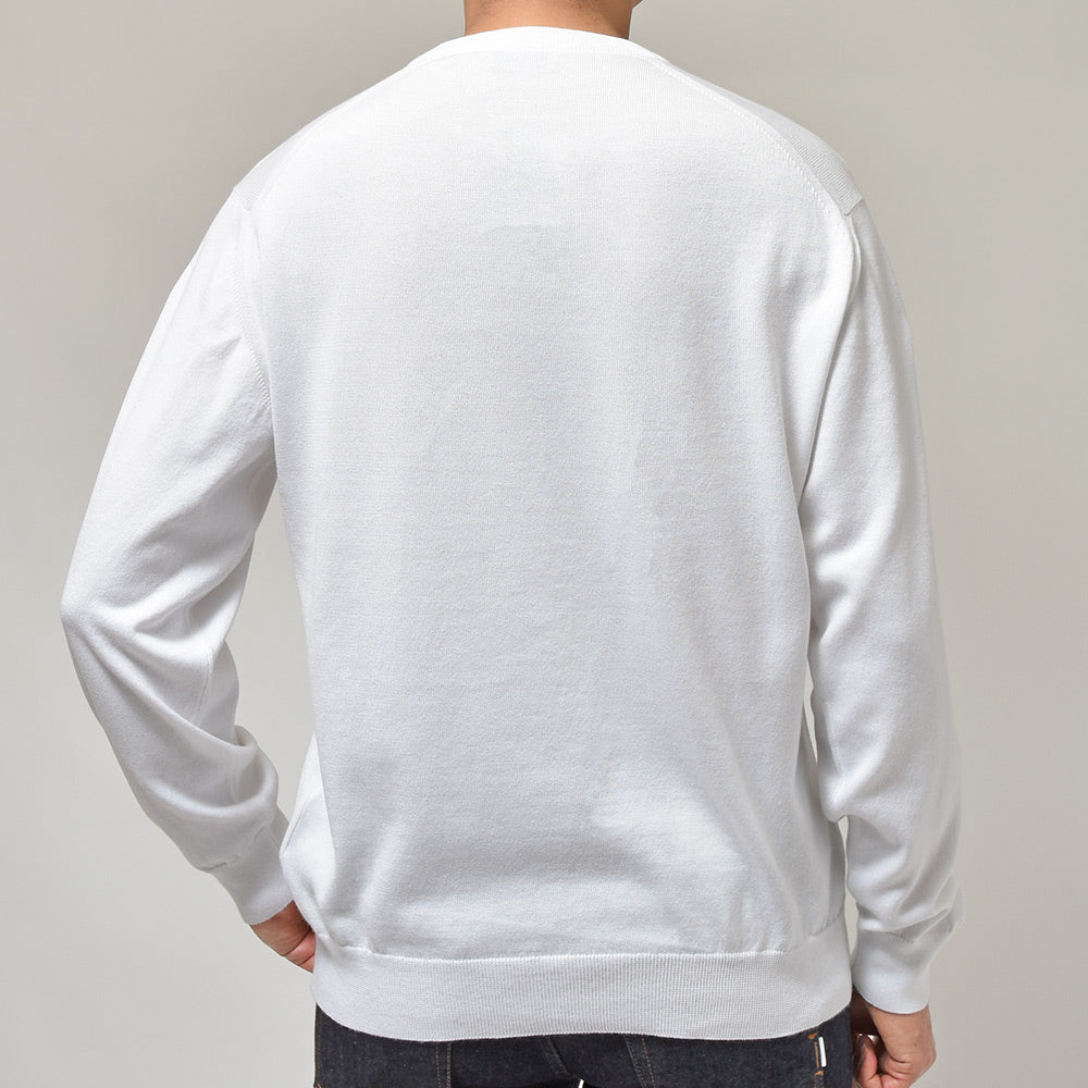 JOHN SMEDLEY ジョンスメドレー S4577 シーアイランドコットン 24ゲージ クルーネック ニット
