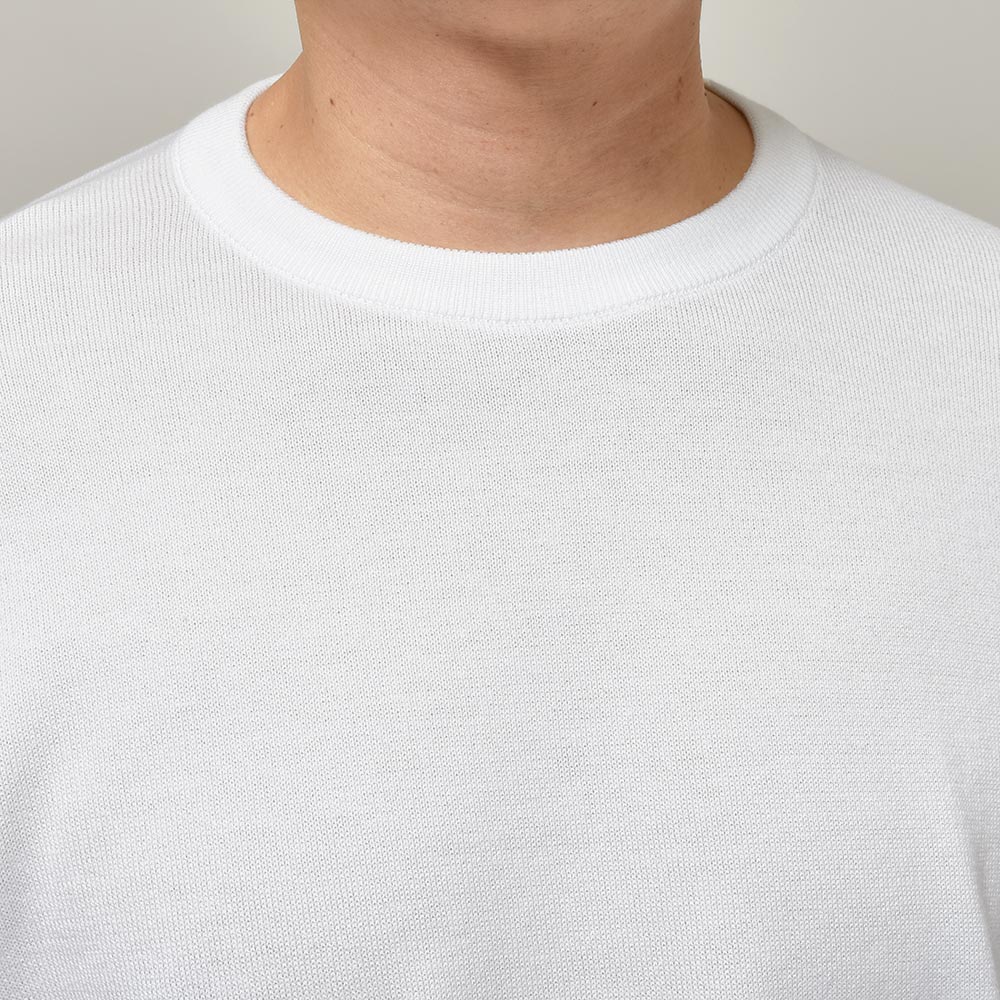 JOHN SMEDLEY ジョンスメドレー S4577 シーアイランドコットン 24ゲージ クルーネック ニット