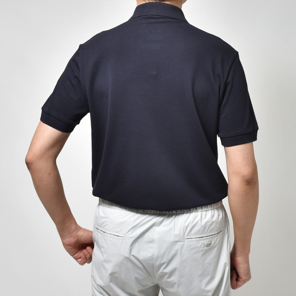 HERNO(ヘルノ) コットン鹿の子S/Sポロ JPL0012U-54005