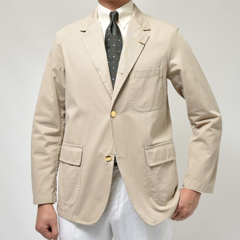 ORBIUM(オルビウム) WORKDRESS BLAZERワークドレスブレザー ガーメントダイコットンギャバジン3Bジャケット 6-B