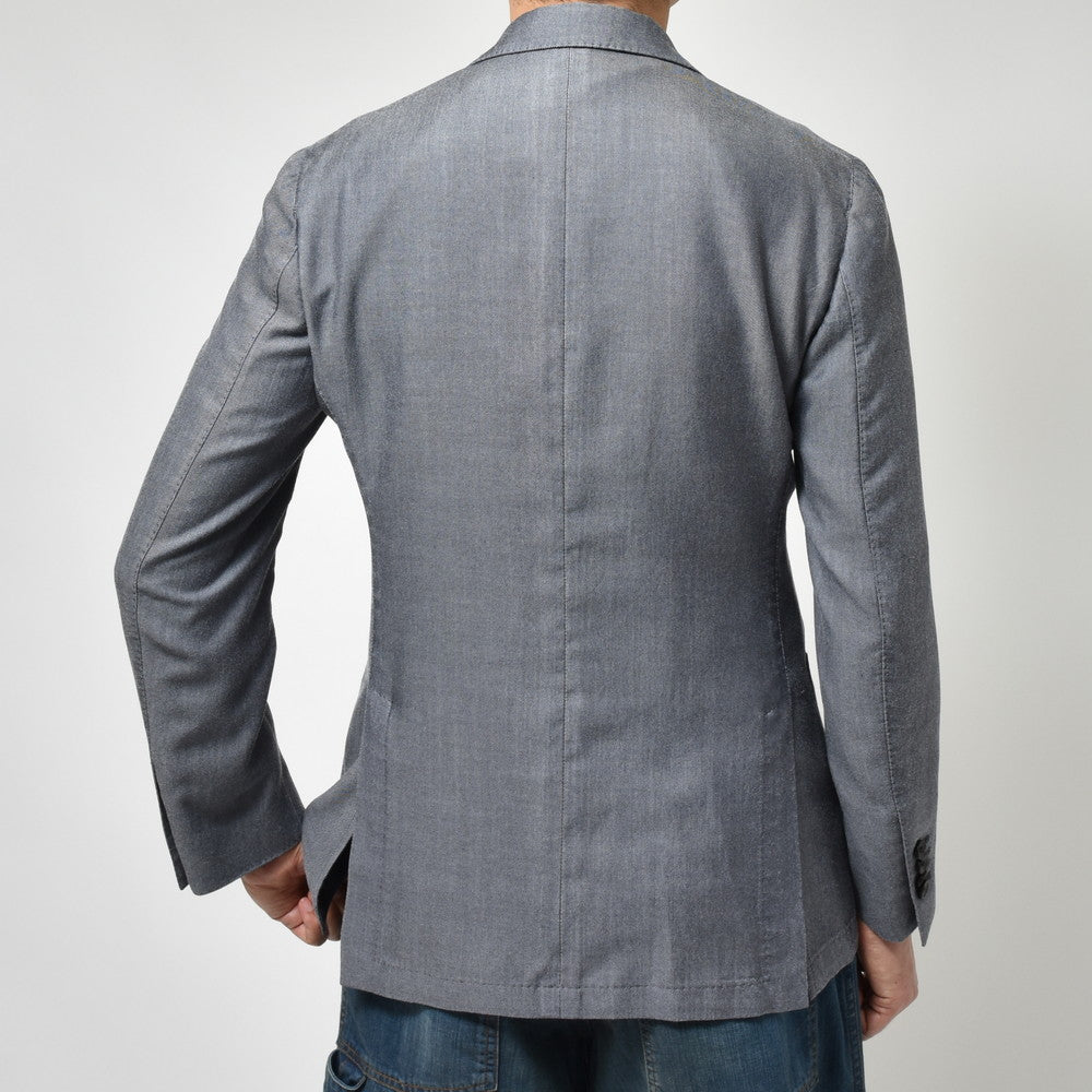 LARDINI(ラルディーニ) DYEDダイド ガーメントダイテンセルウールデニム3Bジャケット A326AQ201