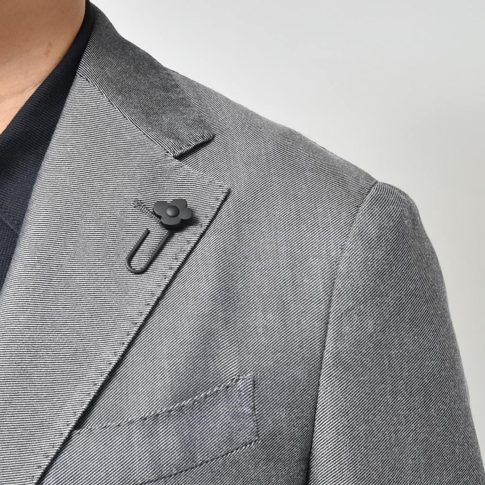 LARDINI(ラルディーニ) DYEDダイド ガーメントダイテンセルウールデニム3Bジャケット A326AQ201