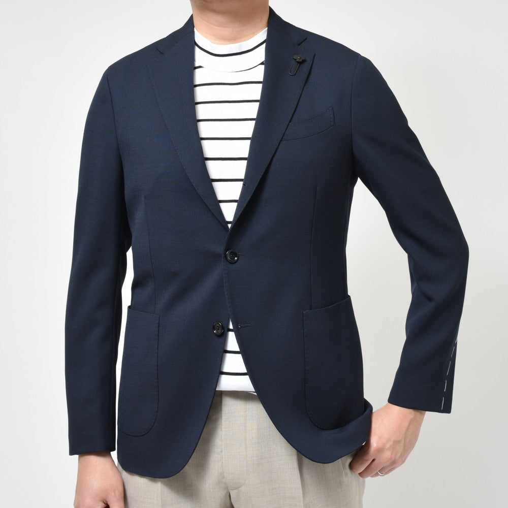 LARDINI(ラルディーニ) ADVANCEアドヴァンス ストレッチウールホップサック3Bジャケット A6000AQ508