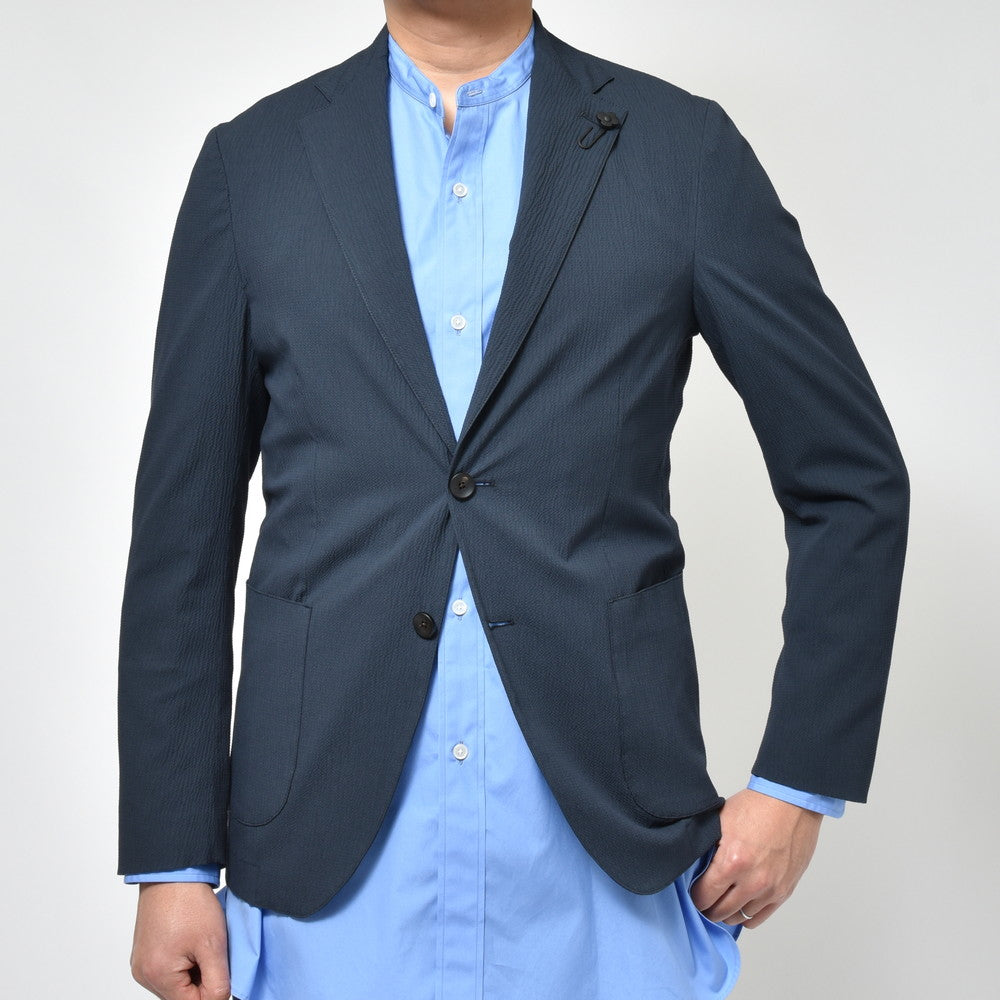 LARDINI(ラルディーニ) IZUMOイズモ コットンストレッチシアサッカーライトウェイトシャツジャケット AIZUMO0424