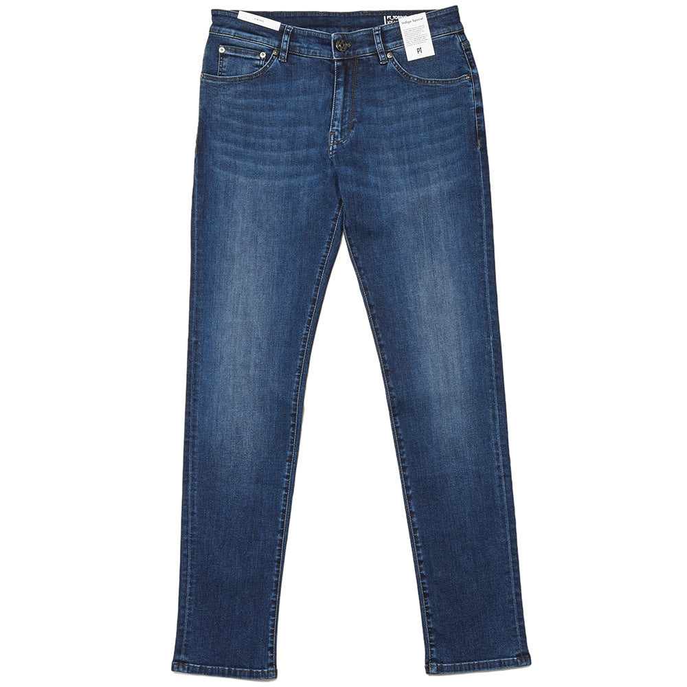 PT TORINO DENIM ピーティートリノデニム コットンポリエステル ストレッチ ウォッシュドデニムパンツ SWING/SUPERSLIM FIT/OA30