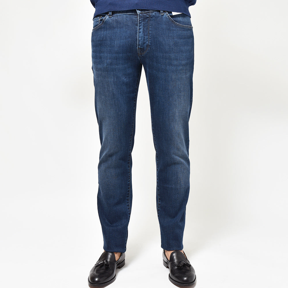 PT TORINO DENIM ピーティートリノデニム コットンポリエステル ストレッチ ウォッシュドデニムパンツ SWING/SUPERSLIM FIT/OA30