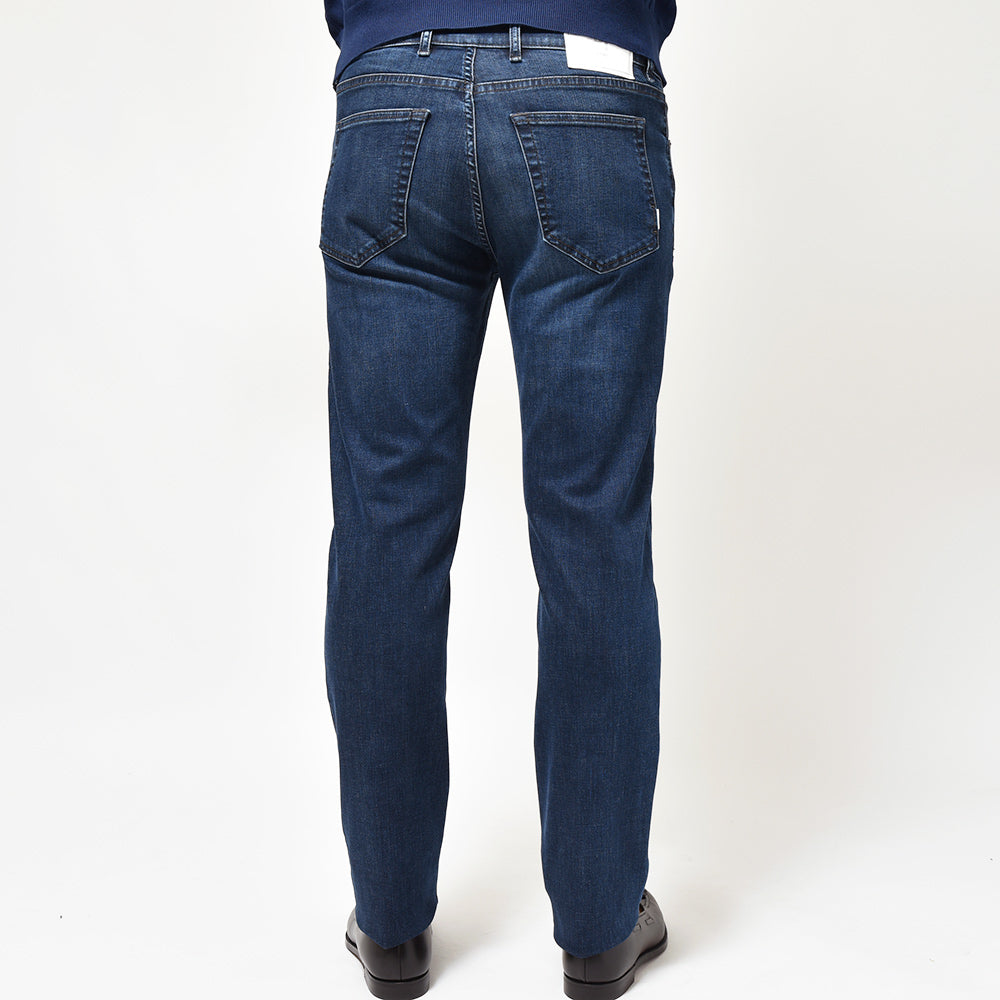 PT TORINO DENIM ピーティートリノデニム コットンポリエステル ストレッチ ウォッシュドデニムパンツ SWING/SUPERSLIM FIT/OA30