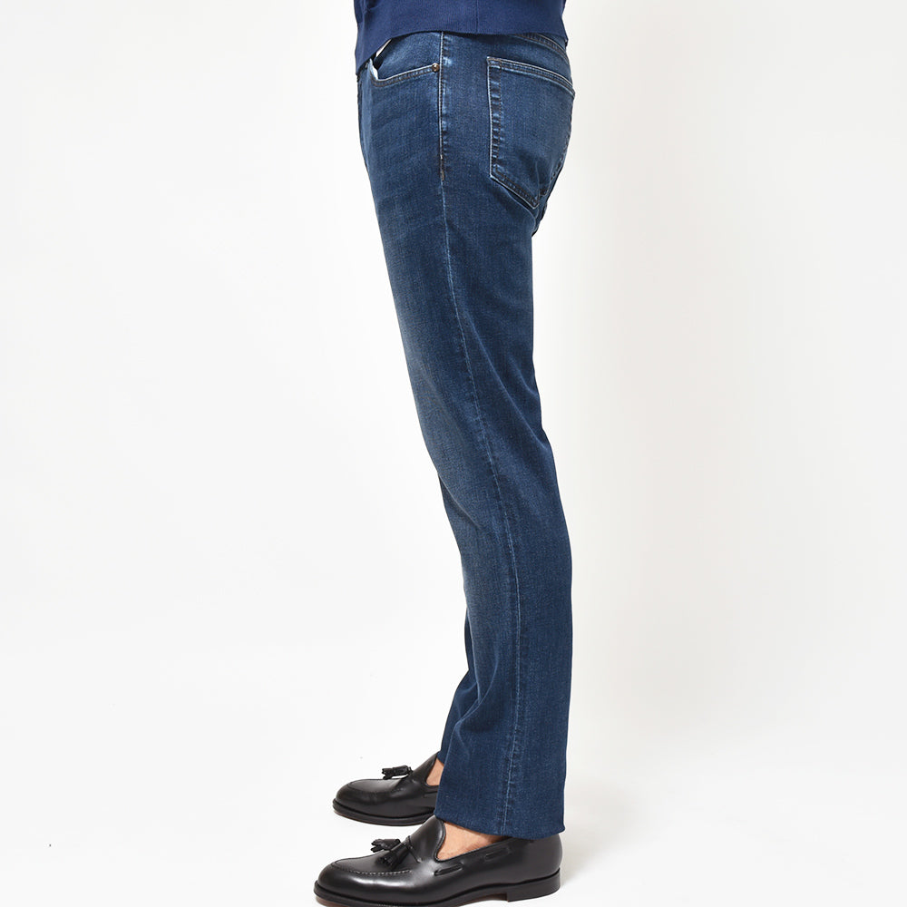 PT TORINO DENIM ピーティートリノデニム コットンポリエステル ストレッチ ウォッシュドデニムパンツ SWING/SUPERSLIM FIT/OA30