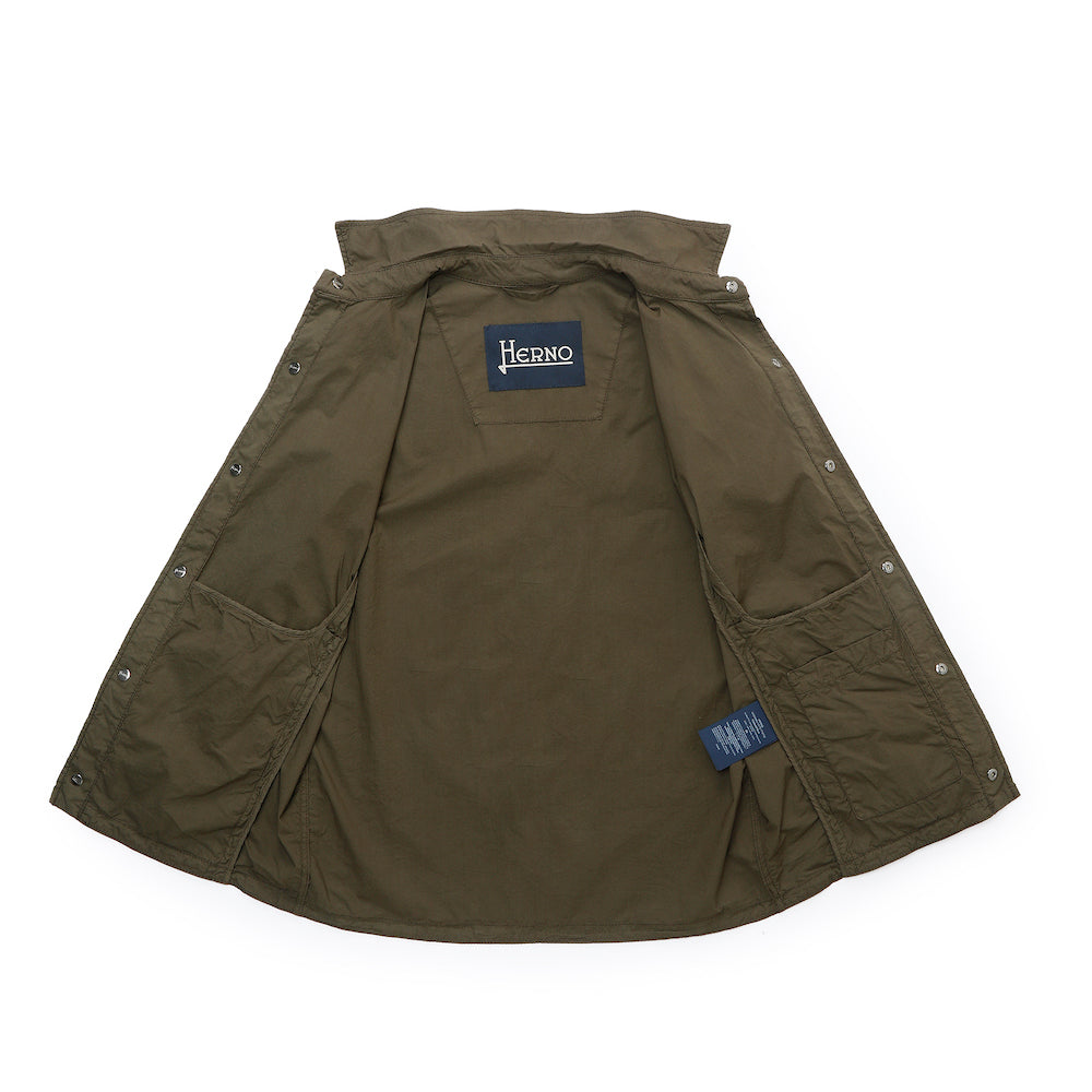 ヘルノ / Dyed Stretch Cotton シャツタイプ ブルゾン/GI000398U 13172