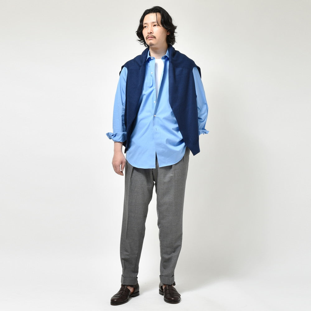 garoh(ガロウ) shirts01 コットンポプリン レギュラーカラーシャツ
