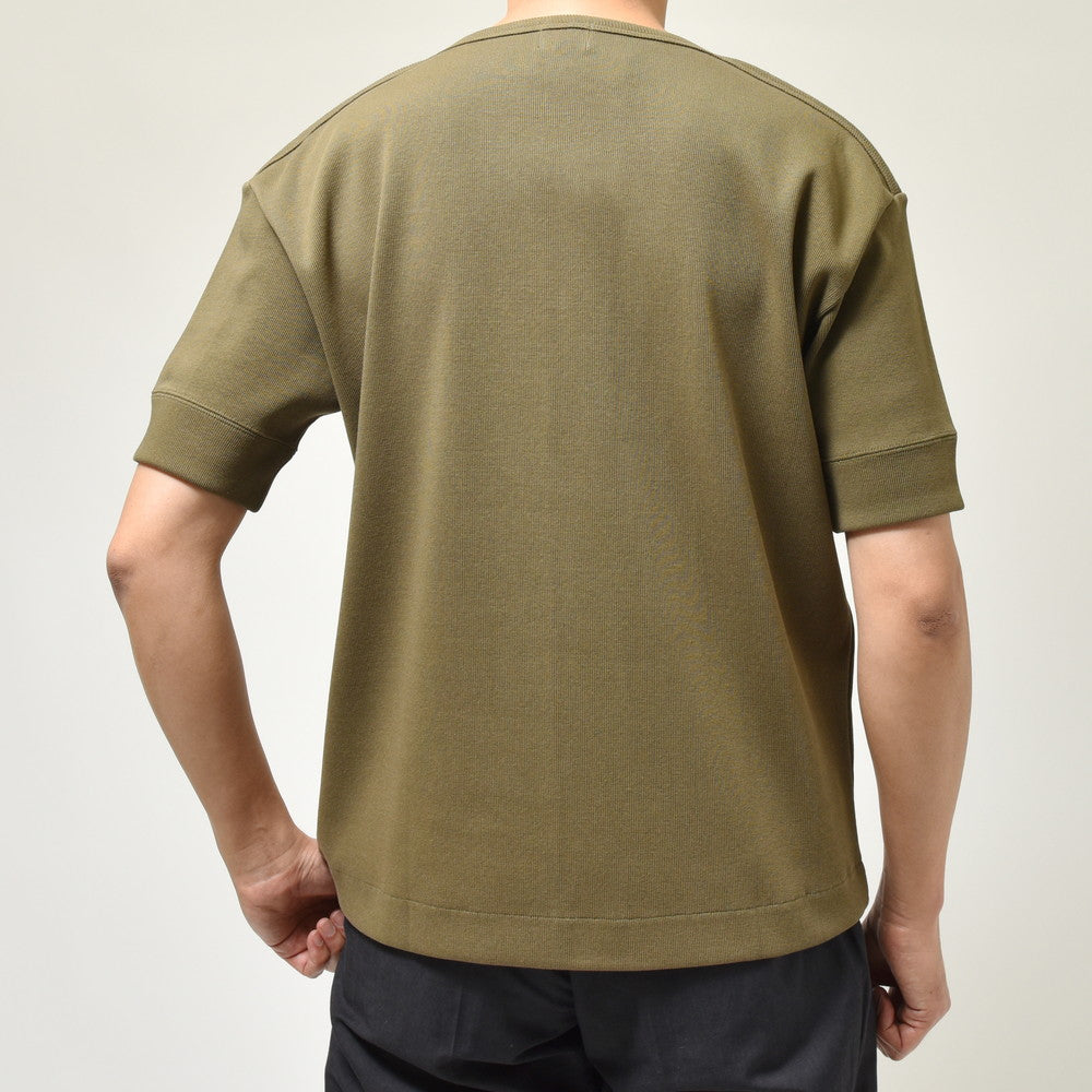 Bonfil(ボンフィル) コットンヘヴィーフライスS/Sボートネックカットソー BON-5