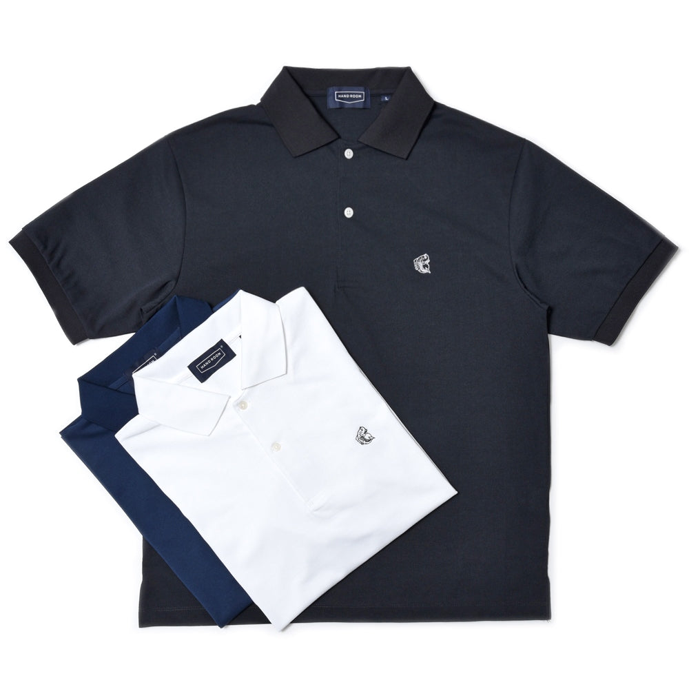 HAND ROOM(ハンドルーム) guji golf別注ポリエステル天竺S/Sポロ 8541-1710