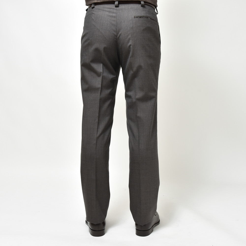 IGARASHI TROUSERS(五十嵐トラウザーズ) ウールトロピカル1プリーツスリムテーパードパンツ IGT/1OUTP/CNB