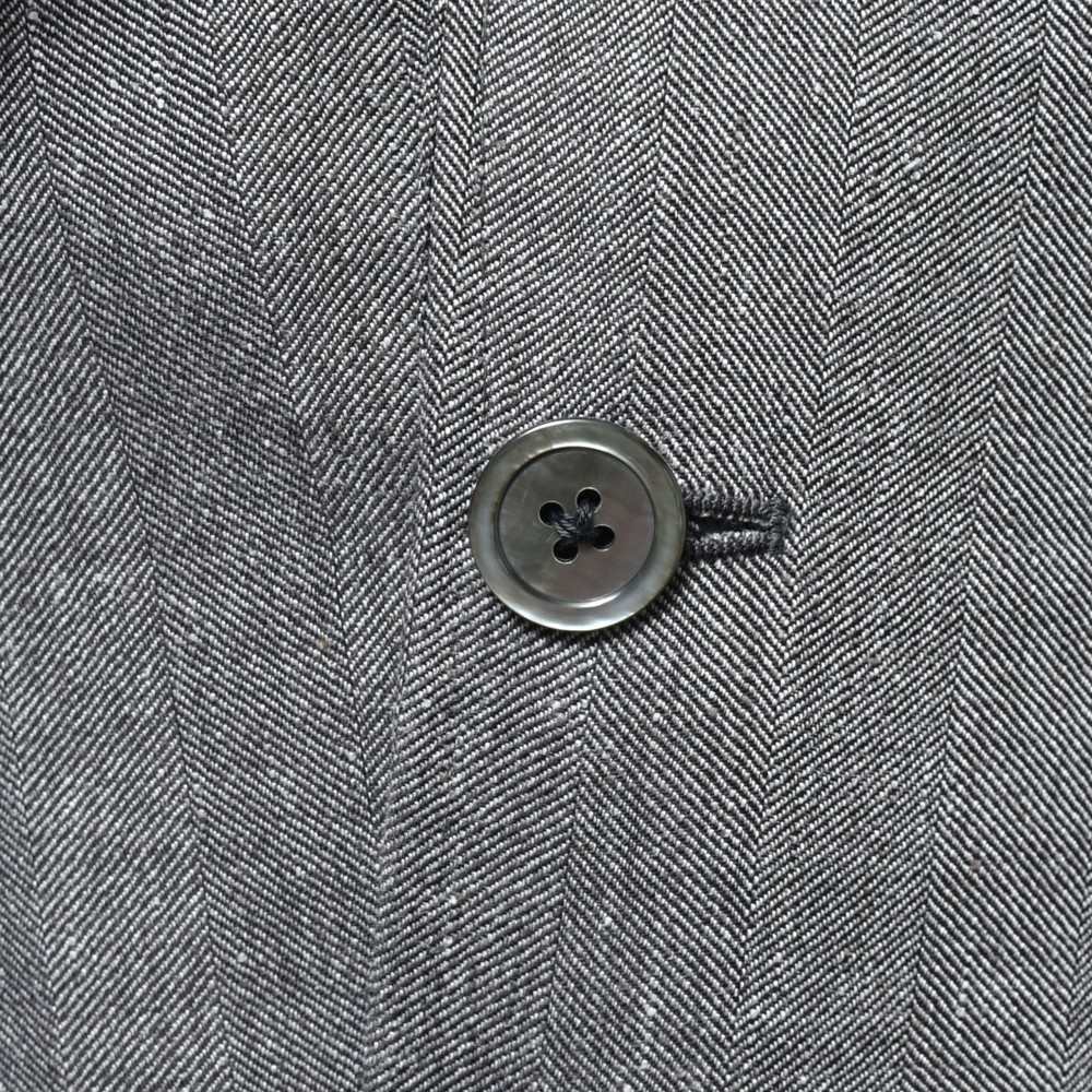 guji(グジ) リネンウールヘリンボーン3Bジャケット(VITALE BARBERIS CANONICOファブリック使用)【春/夏】