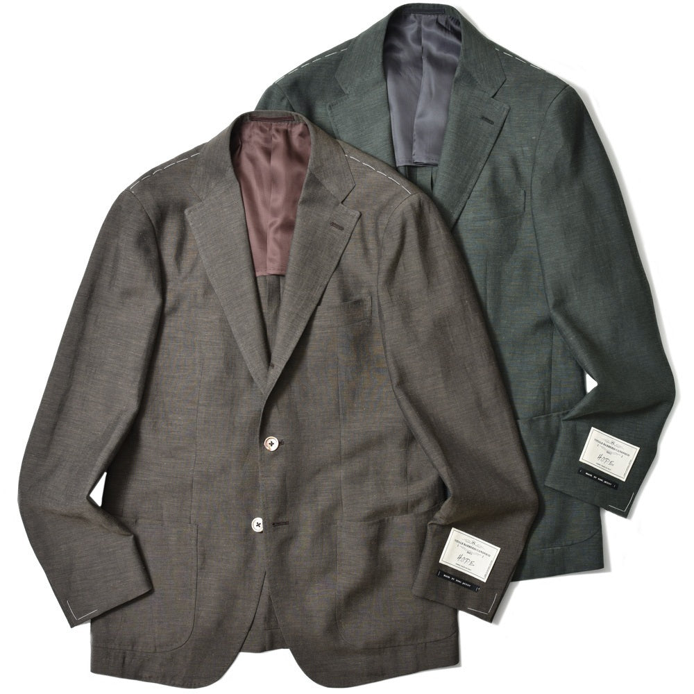 guji(グジ) ウールリネンリヨセル3Bジャケット(VITALE BARBERIS CANONICOファブリック使用)【春/夏】