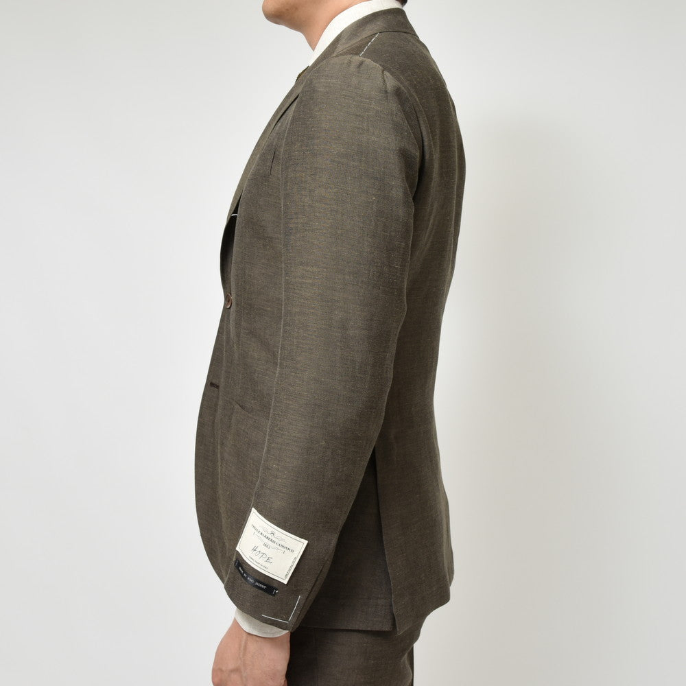 guji(グジ) ウールリネンリヨセル3Bジャケット(VITALE BARBERIS CANONICOファブリック使用)【春/夏】