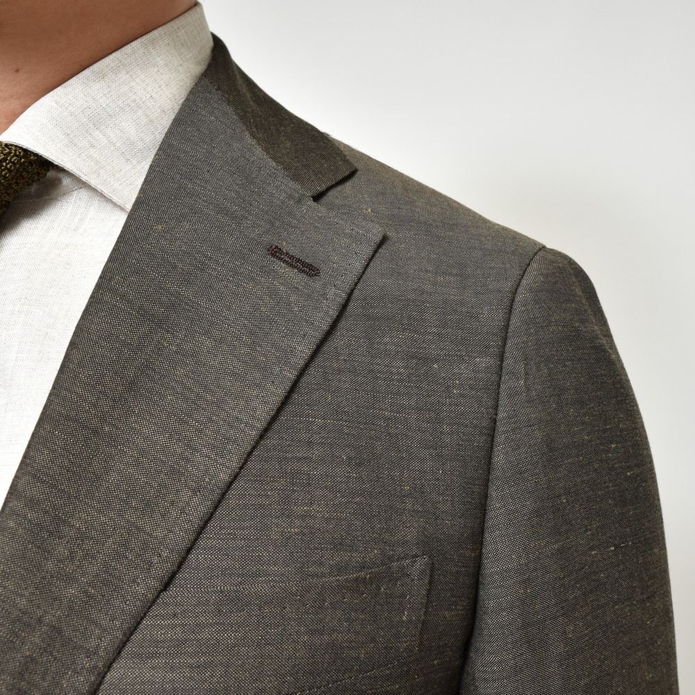 guji(グジ) ウールリネンリヨセル3Bジャケット(VITALE BARBERIS CANONICOファブリック使用)【春/夏】