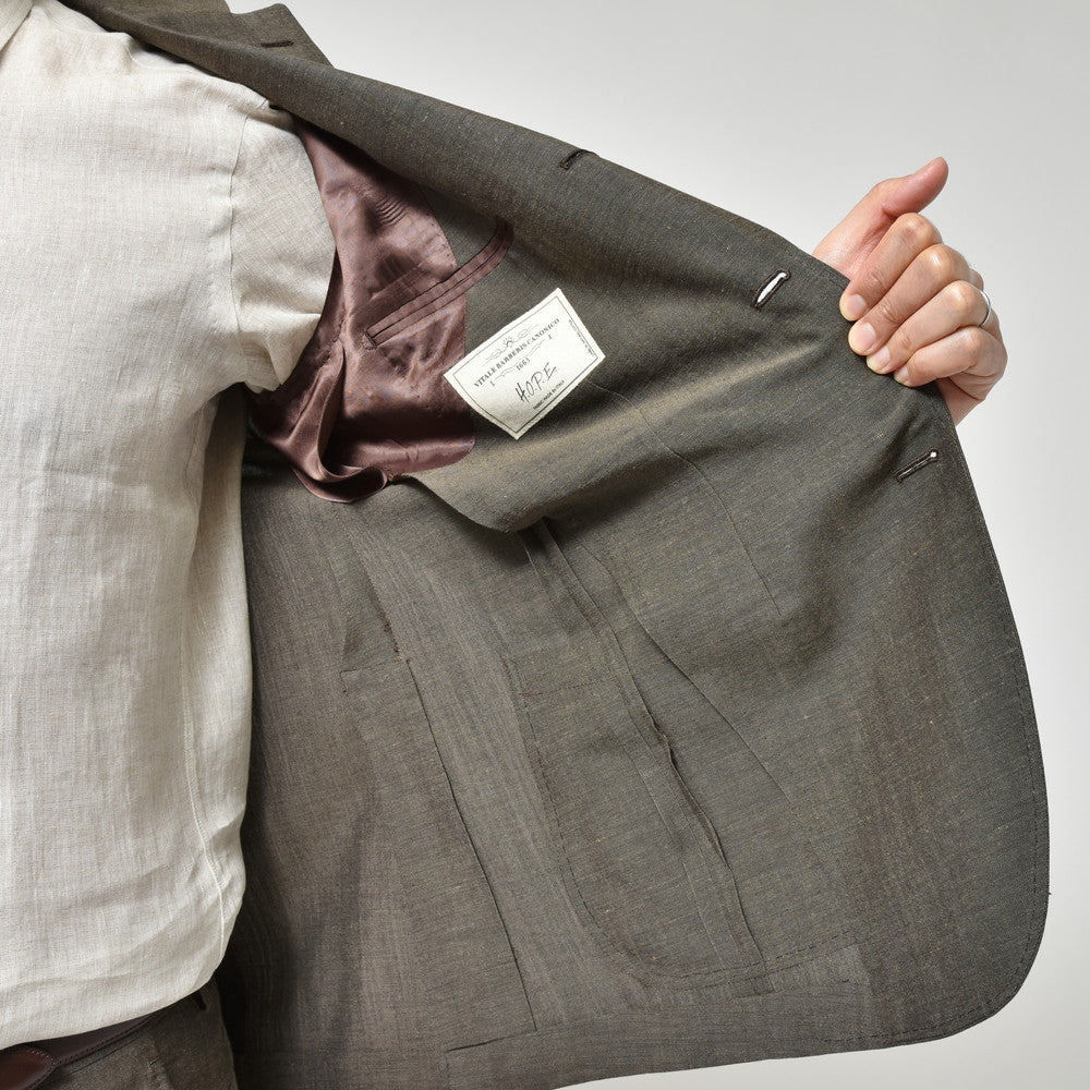 guji(グジ) ウールリネンリヨセル3Bジャケット(VITALE BARBERIS CANONICOファブリック使用)【春/夏】