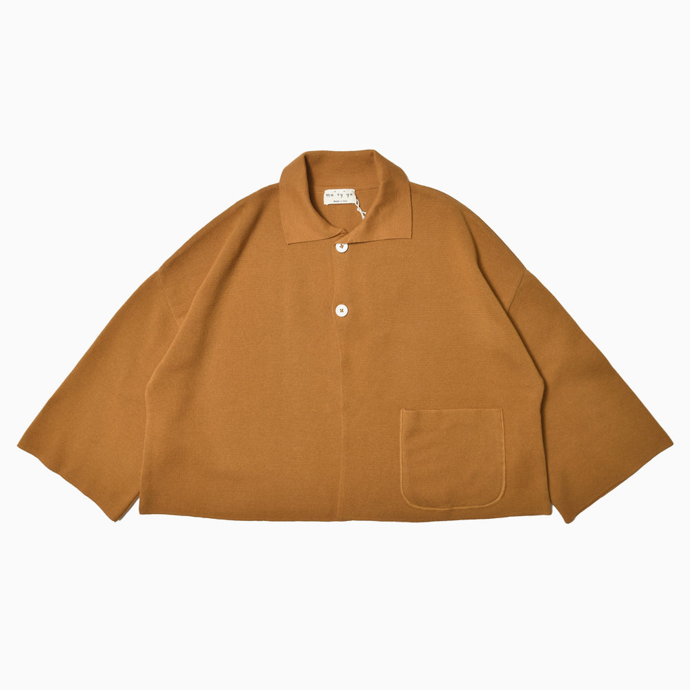 ma'ry'ya(マリア)<BR>YMK047 コットン ミラノリブニットジャケット