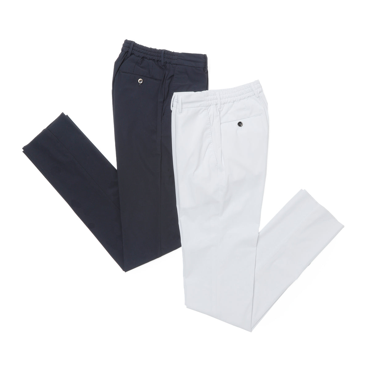 ピーティートリノ / 【パーツ変更モデル】ストレッチナイロン ノープリーツ リラックスパンツ/SLIM FIT/CV17