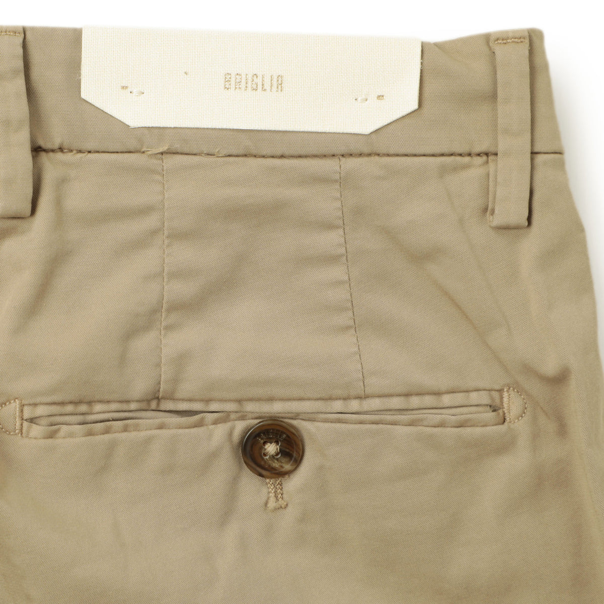 ブリリア 1949 / コットン ストレッチ ノープリーツ パンツ / SLIM FIT / ERCOLANO / 324127 / ベージュ