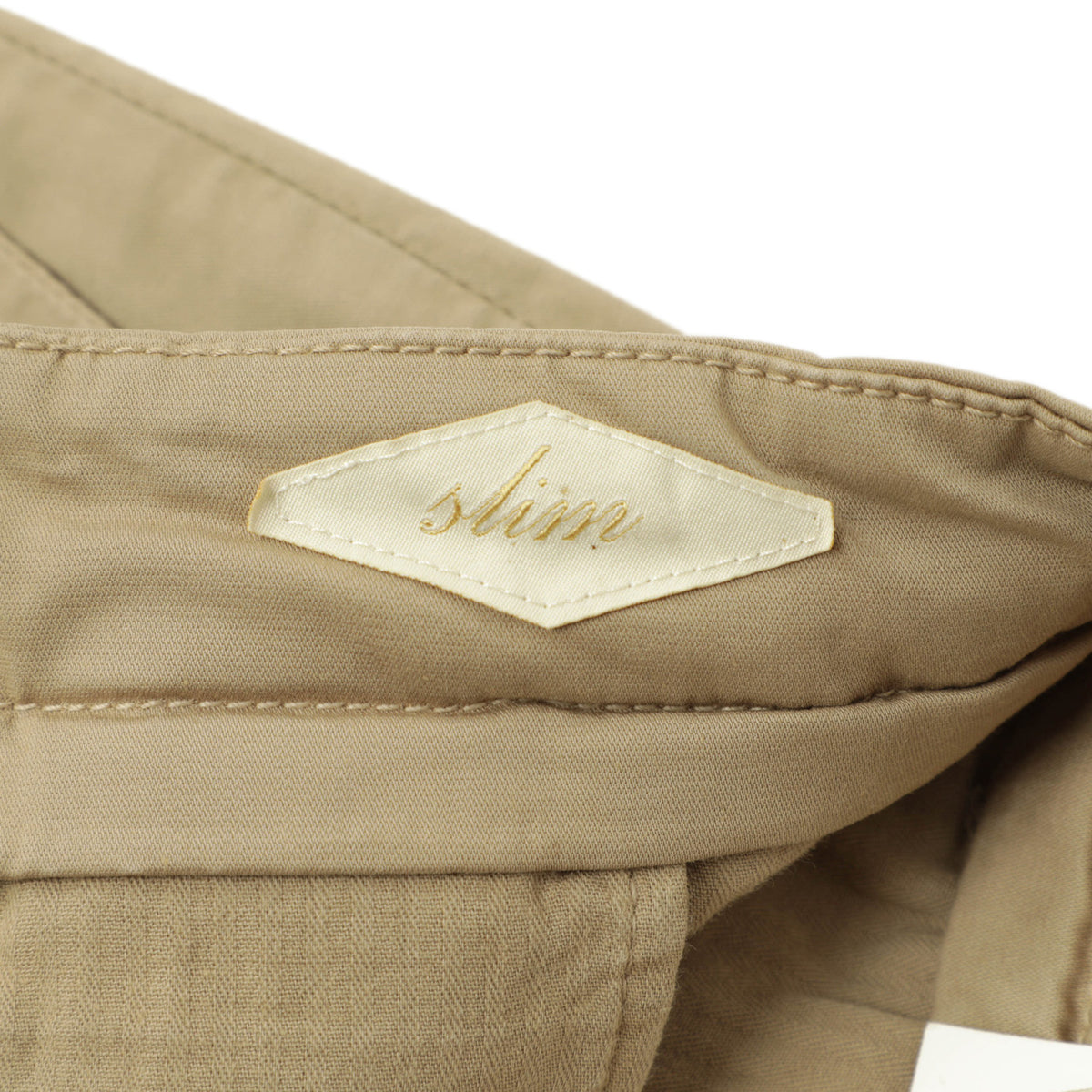 ブリリア 1949 / コットン ストレッチ ノープリーツ パンツ / SLIM FIT / ERCOLANO / 324127 / ベージュ
