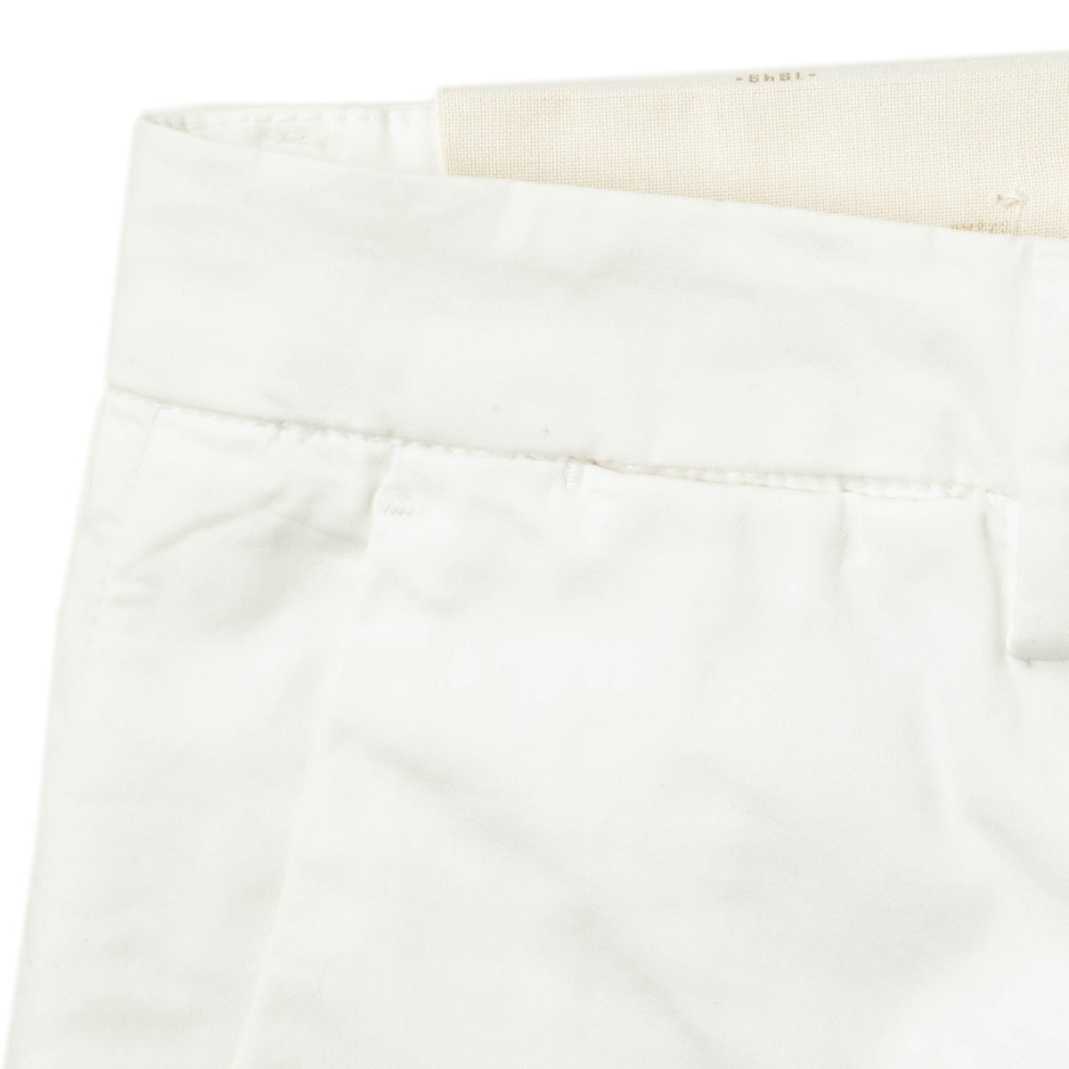ブリリア 1949 / コットン ストレッチ ノープリーツ パンツ / SLIM FIT / ERCOLANO / 324127 / ホワイト