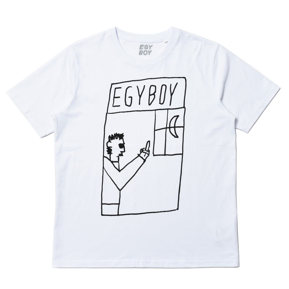 EGYBOY(エギーボーイ) コットンプリントクルーネックS/Sカットソー EB24119060