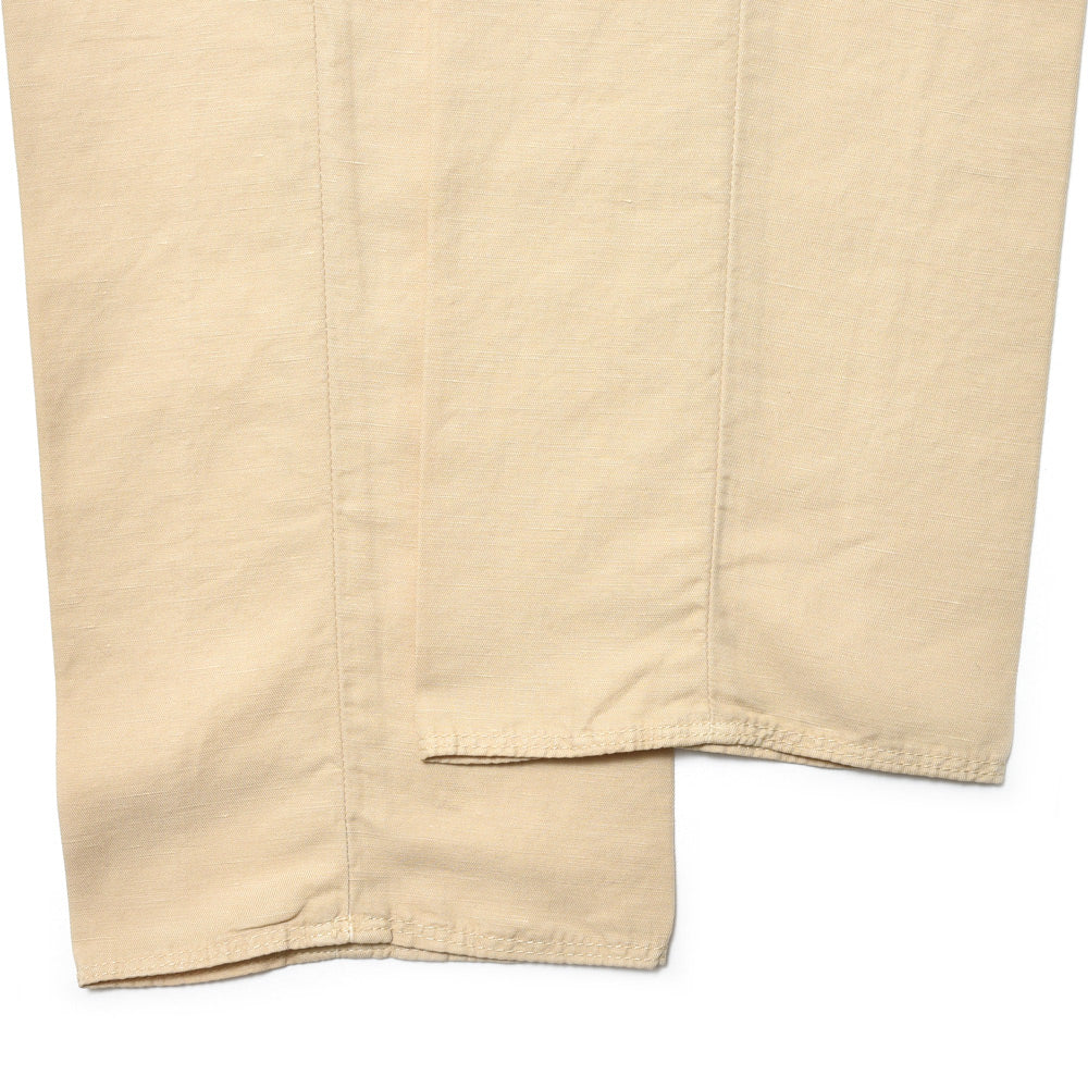 INCOTEX(インコテックス) SLIMFIT CHINO LINOチノリノ ガーメントダイリネンコットンテーパードパンツ 11575