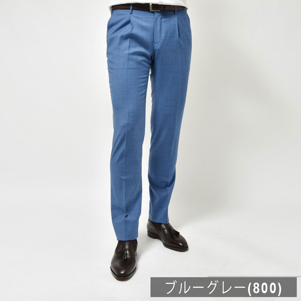 INCOTEX(インコテックス) SLIMFIT SUPER100'sウールトロピカル1プリーツテーパードパンツ 11654
