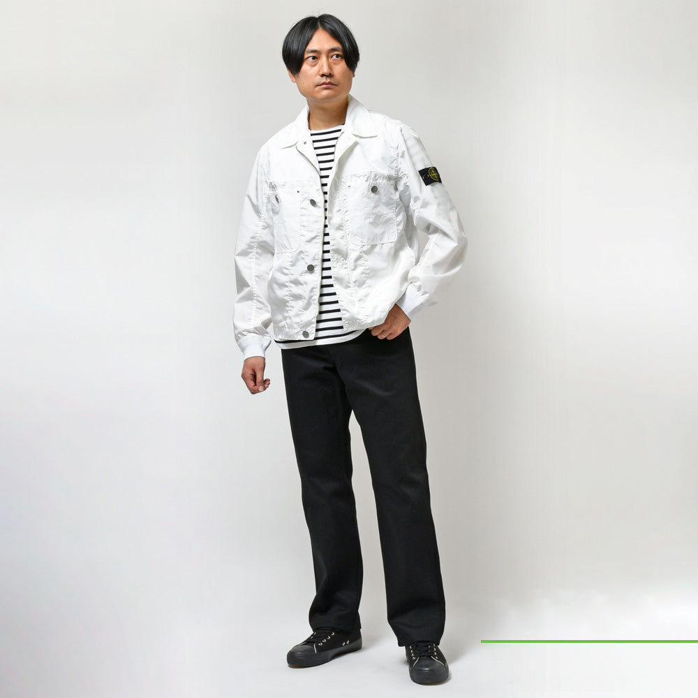 STONE ISLAND(ストーンアイランド) ポリエステルナイロントラッカージャケット 80-154-29-32