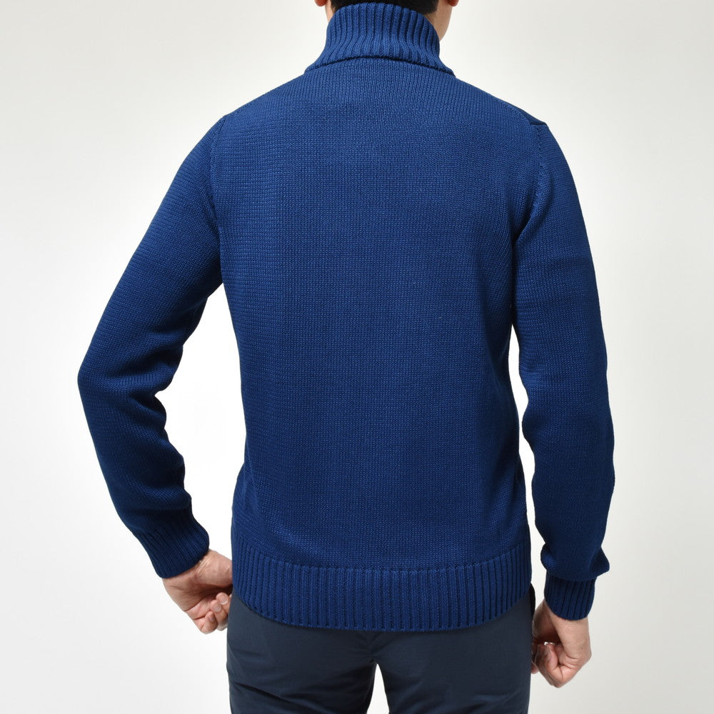 ZANONE(ザノーネ) 5ゲージコットンスタンドカラーニットカーディガン CHIOTO/SLIM FIT/812485/ZM364 15600