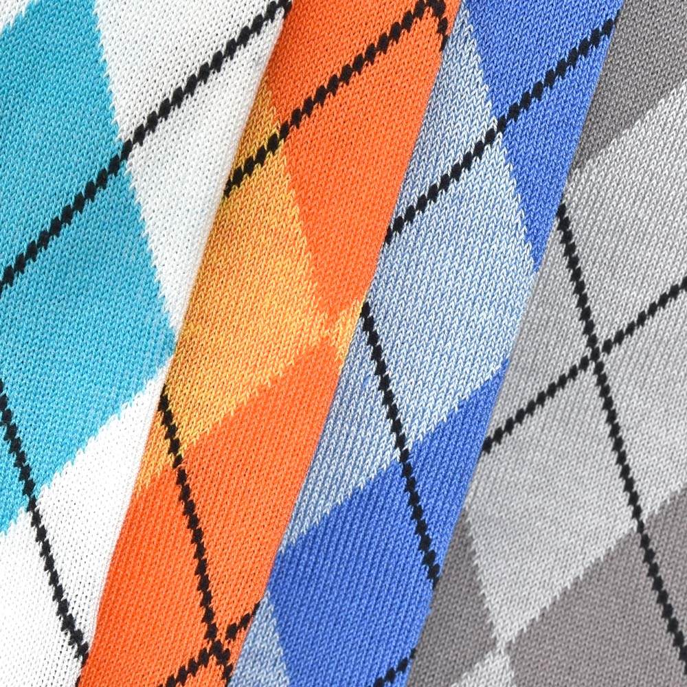 CONLEAD(コンリード) コットンナイロンアーガイルショートソックス ARGYLE 007