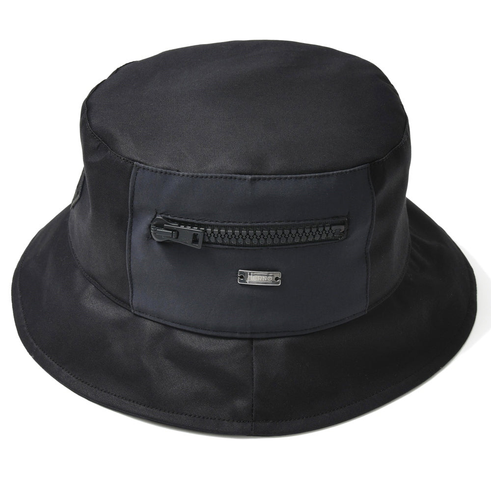 HERNO(ヘルノ) ウォーターレペレントコットンギャバジンバケットハット BER00024U/13218