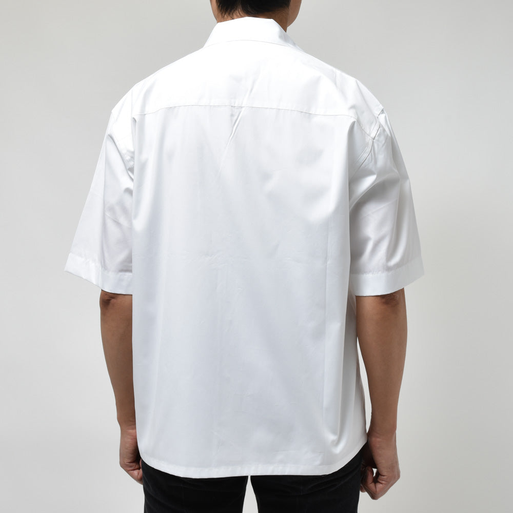 MARNI(マルニ) コットンポプリンオープンカラーロゴS/Sシャツ CUMU0213P8 USCT88