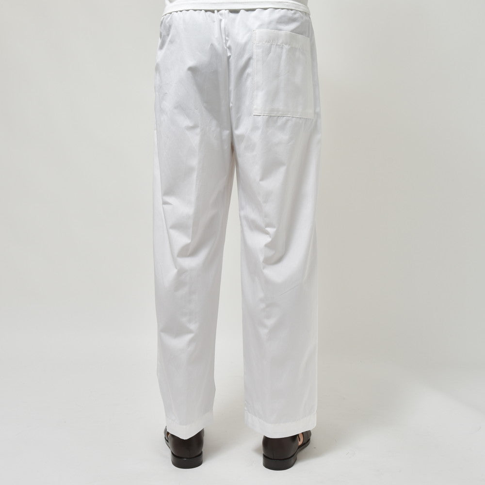 LARDINI(ラルディーニ) NARDOナルド コットンポプリンリラックステーパードシャーリングパンツ 3NARD0840