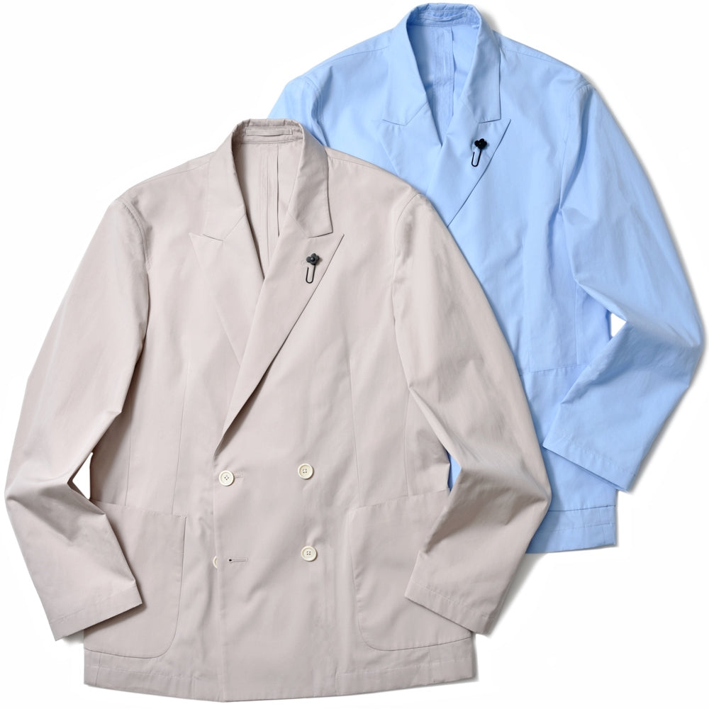 LARDINI(ラルディーニ) SANDサンド コットンポプリン4Bダブルシャツジャケット ASAND787/840