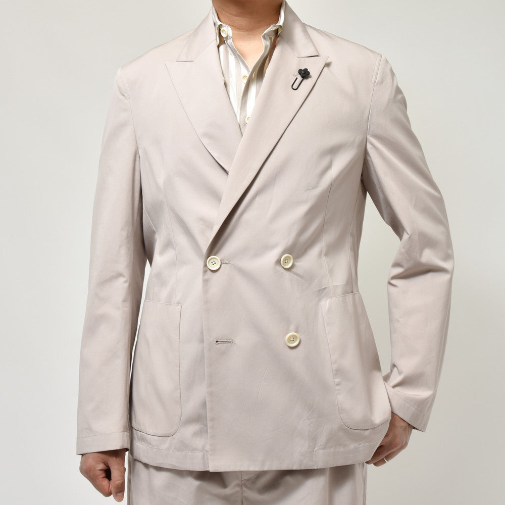 LARDINI(ラルディーニ) SANDサンド コットンポプリン4Bダブルシャツジャケット ASAND787/840