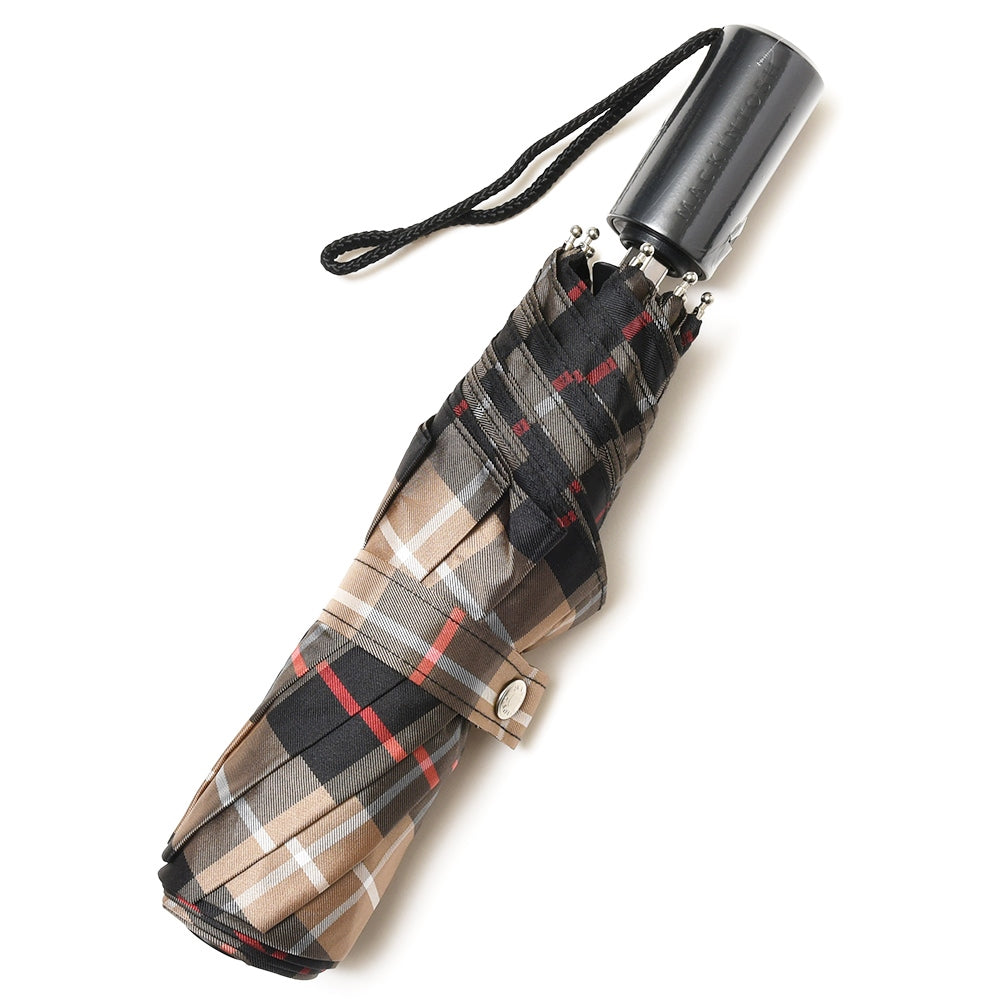 MACKINTOSH(マッキントッシュ) UVカットポリエステルピンタータンチェックフォールディングアンブレラ AYR UMBRELLA