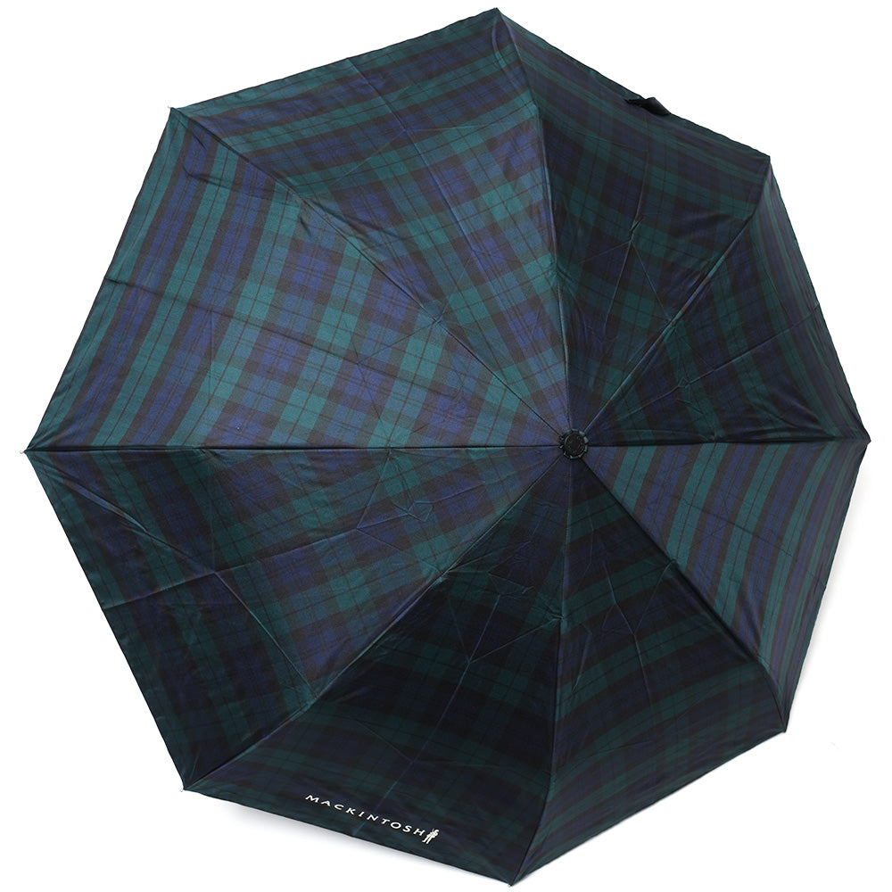 MACKINTOSH(マッキントッシュ) UVカットポリエステルピンタータンチェックフォールディングアンブレラ AYR UMBRELLA